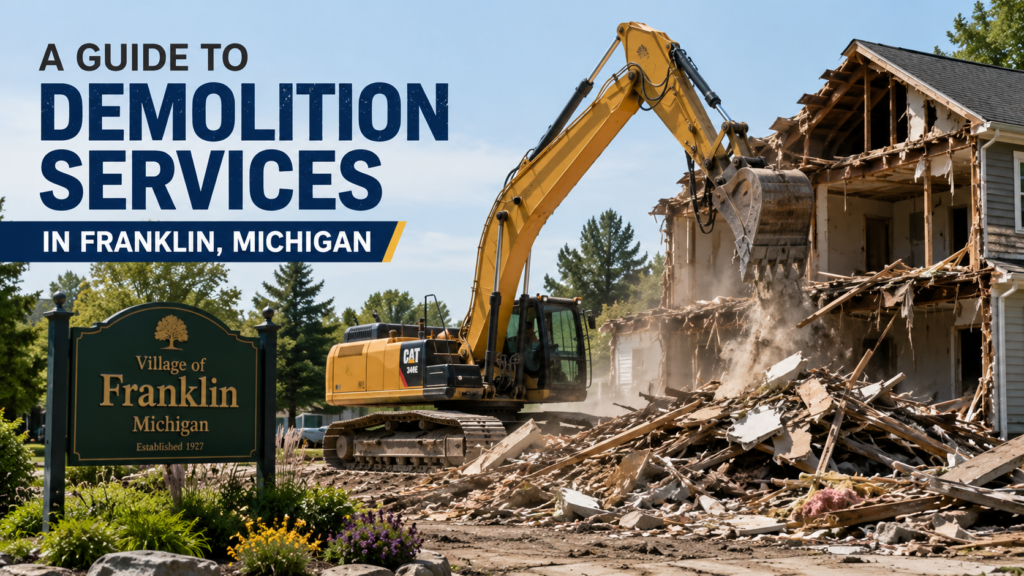 A Guide to Demolition Services in Franklin, Michigan